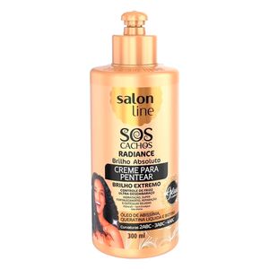 Creme para Pentear Salon Line S.O.S Cachos Radiance Brilho Absoluto 300ml