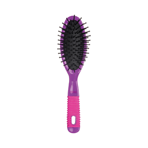 Escova De Cabelo Oval Peq Pink & Purple Almofadada Ricca 2412