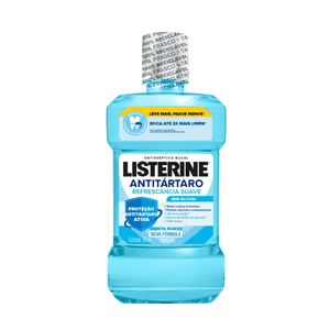 Antisséptico Bucal Listerine Antitártaro Refrescância Suave Menta - 500ml