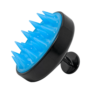 Massageador Capilar de Silicone Preto