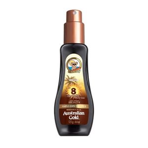 Protetor Solar Australian Gold Instant Bronzer Spray Gel FPS 8 125g