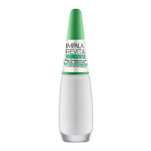 Esmalte Impala Base Revitalizante com Fibras - Branco Soft - 7,5ml