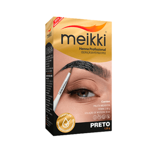 Henna Profissional Meikki Preto - 1,25g