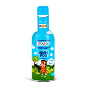 Shampoo kids GRAACC azul todos os cabelos Muriel 300ML