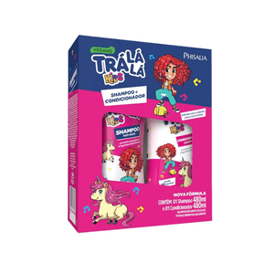 Kit Shampoo 480ml + Condicionador 480ml hidrakids Trá Lá Lá Kids