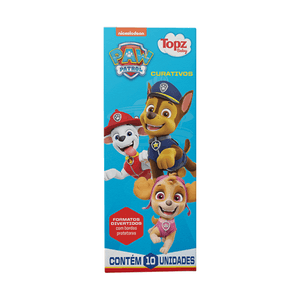 Curativos Topz Baby Patrulha Canina com 10 unidades