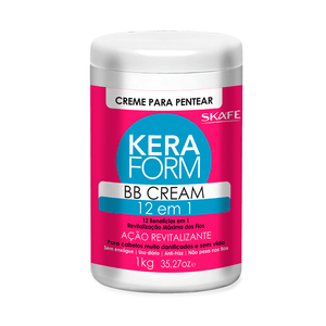 Creme para Pentear Skafe Keraform BB Cream 12 em 1 1kg