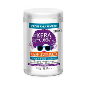 Creme para Pentear Skafe Keraform Livre, Leve e Solto 1kg