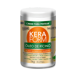 Creme para Pentear Skafe Keraform Óleo de Rícino 1kg