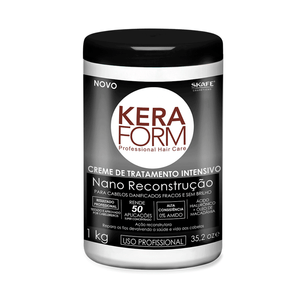 Creme de Tratamento Intensivo Skafe Keraform Nano Reconstrução 1kg