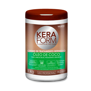 Creme de Tratamento Intensivo Keraform Óleo de Coco 1kg