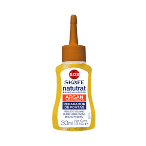 Reparador de pontas Skafe Natutrat S.O.S Brilho Milagroso Argan+Macadâmia - 30ml
