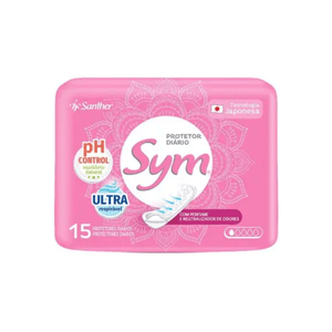 Protetor Diário Sym Com Perfume - Sem Abas - 15unidades