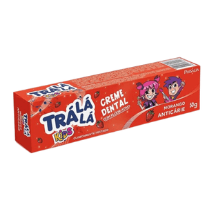 Creme Dental Trá Lá Lá Kids Morango 50g