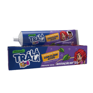 Creme Dental Trá Lá Lá Kids Proteção Total Antiaçúcar 50g