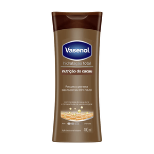 Loção Desodorante Hidratante Vasenol Nutrição do Cacau - 400ml