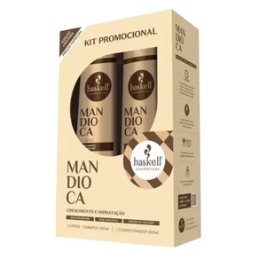 Kit Haskell Mandioca Shampoo e Condicionador 500ml