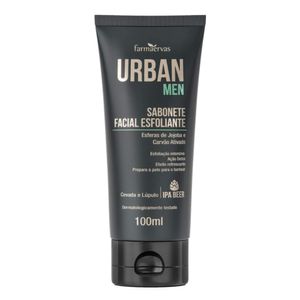 Sabonete Facial Esfoliante Farmaervas Urban Men 100ml