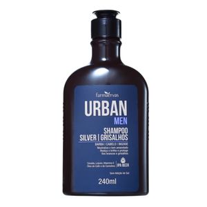 Shampoo Farmaervas Urban Men Silver Grisalhos 240ml