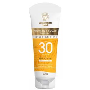 Protetor Solar Gel Creme Antipoluição Australian Gold FPS30 Facial 50g