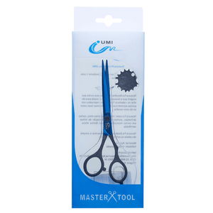 Tesoura Profissional Umi Fio Navalha ML05 Azul 6 Polegadas