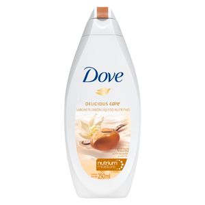 Sabonete líquido dove delicious care karité e baunilha 250ml