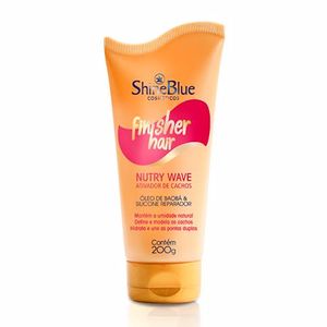 Ativador de Cachos Shine Blue Nutry Wave Óleo de Baobá e Silicone 200g