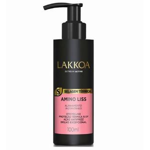 Selagem Lakkoa  Térmica Amino Liss Efeito Liso 100ml