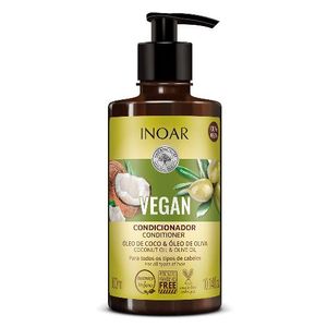 Condicionador inoar vegan óleo de coco e oliva 300ml