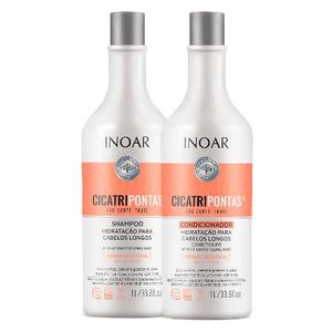 Kit Inoar Cicatripontas Shampoo e Condicionador 1 Litro