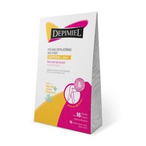 Folhas Depilatórias Depimiel Para o Corpo - 16 unidades