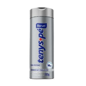 Talco Tenys Pé Sem Perfume 100g