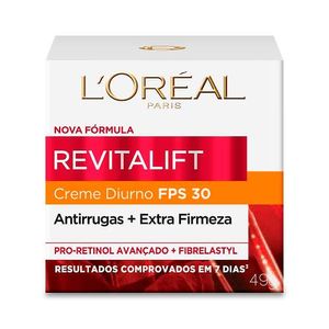 Creme Antirrugas L’oréal Revitalift Diurno FPS30 49g