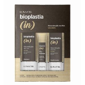 Kit Shampoo + Condicionador + Creme Lowell Bioplastia