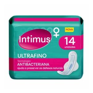 Absorvente Intimus Ultrafino Com Abas 14 Unidades