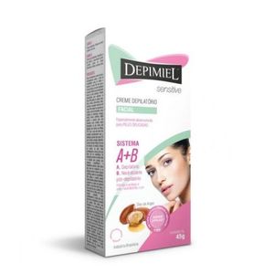 Creme Depilatório Depimiel Para o Rosto Sensitive 45g