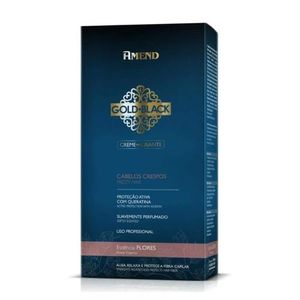 Kit Creme Alisante Amend Flores Gold Black
