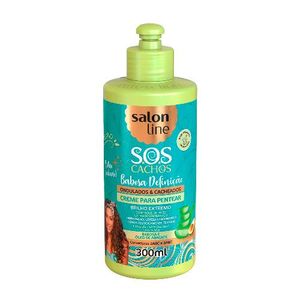 Creme para Pentear Salon Line S.O.S Cachos Babosa Ondulados e Cacheados 300ml