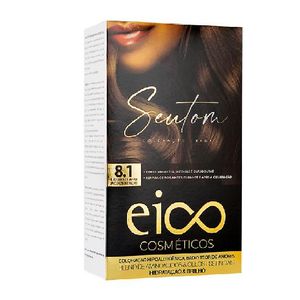 Kit Coloração Eico Seu Tom 8.1 Louro Claro Acinzentado