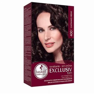 Tonalizante Haskell Excllusiv 400 Castanho Medio