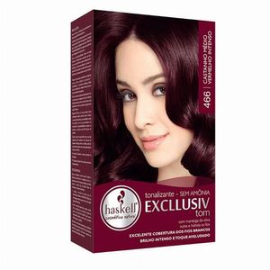 Tonalizante Haskell Excllusiv 466 Castanho Medio Vermelho