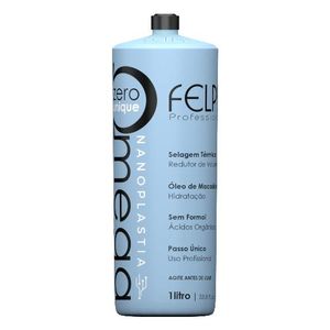 Escova Progressiva Felps Ômega Zero Unique Nanoplastia 1 Litro