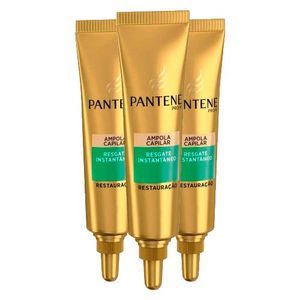 Ampola pantene restauração 15ml com 3 unidades