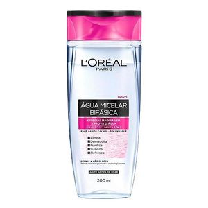 Água Micelar Loréal Paris 5 em 1 Bifásica 200ml