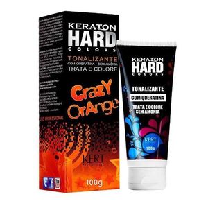 Tonalizante Kert Keraton Hard Colors Crazy Orange 100g