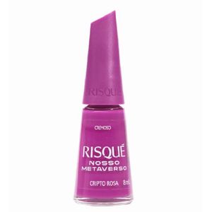 Esmalte Risqué Nosso Metaverso Cripto Rosa