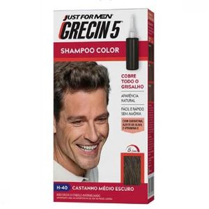 Shampoo Tonalizante - Grecin 5 - Castanho Médio Escuro
