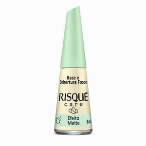 Esmalte Risqué Care Base e Cobertura Fosca 8ml