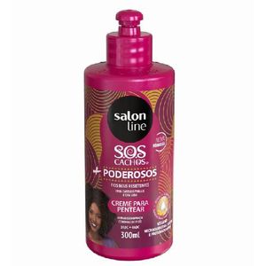 Creme para Pentear Salon Line S.O.S Cachos + Poderosos Cacheados e Crespos 300ml