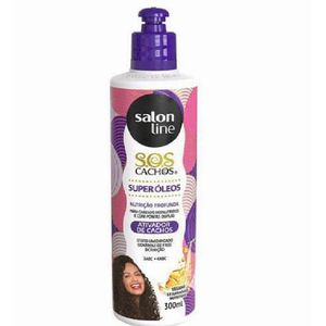 Ativador de Cachos Salon Line S.O.S Cachos Super Óleos Nutritivo 300ml